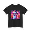 Unisex Adult T Shirt Alpaca Retro Memphis Style 80s Inspired Animal Tee Vibrant