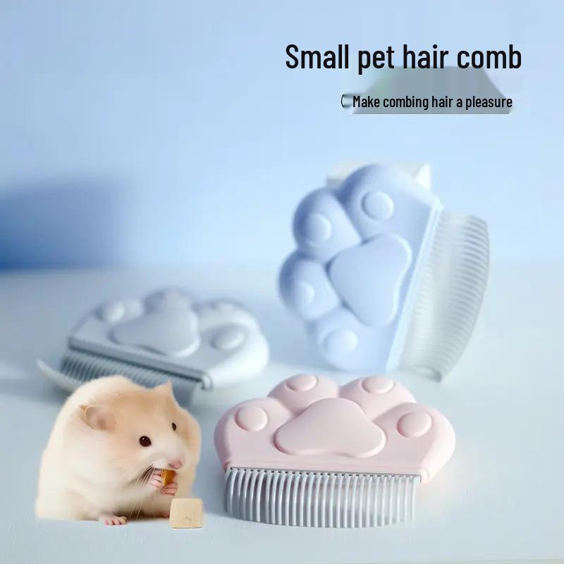 Newcomer Exclusive: Pet Massage Comb & Grooming Tool - Golden Hamster Interactive Toy