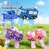 New Model Aircraft Lights Bubble Gun: Automatic Handheld Bubble Blower for Kids