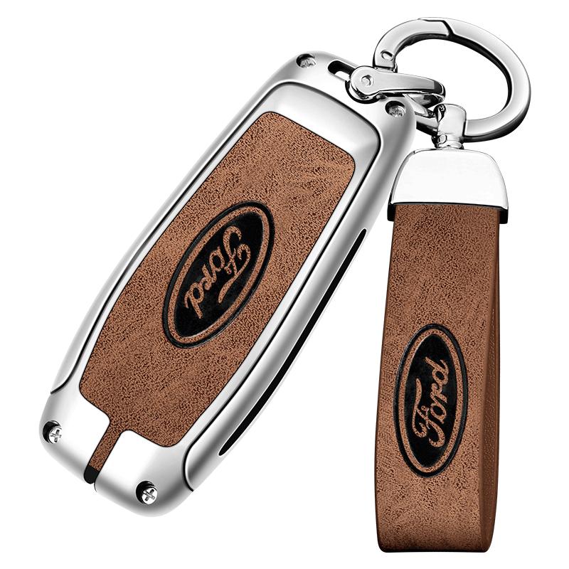 Fashion Alloy Car Key Case Cover Shell ProtectorFor Ford Focus 3 4 ST Mondeo 5 MK5 Mustang F-150 Explorer Edge Fiesta Kuga MK34 ARS1