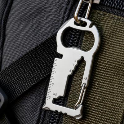 Multitool Edelstahl Schlüsselanhänger: Schraubenschlüssel, Flaschenöffner, Kreatives Geschenkwerkzeug
