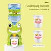 Mini Vanndispenser for Barn Barn Gave Søt Kaldt/Varmt Vann Juice Melk Drikke Fontene Simulering Tegneserie Gris Kjøkken Leke