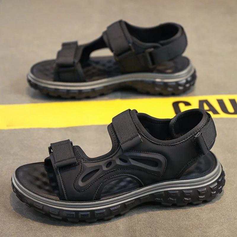 Fashion With Platform Male Shoe Sports Height Luxury Designer Clearance Sale High Quality New Summer Low Price Pvc Fashion Men's Sandal