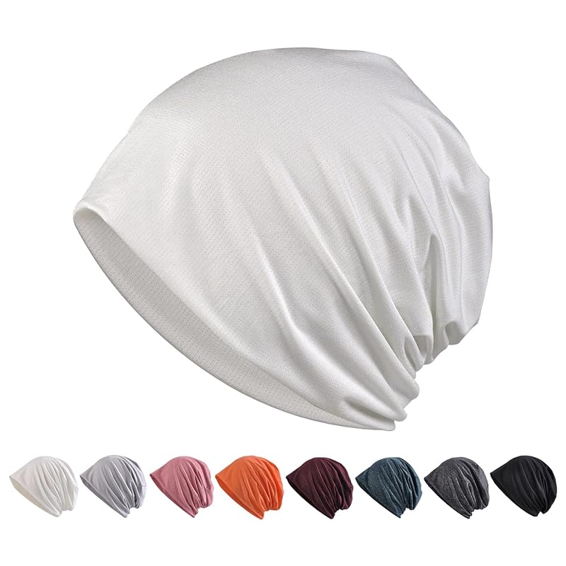 

[Pawinpaw] knit hat men s summer knit cap For spring, summer, and autumn [cool material, ventilation, sweat absorption, quick drying, small face