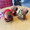 Capybara Plush Keychain Adorable Soft PP Cotton Small Stuffed Animal Pendant for Backpack Bag