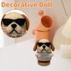 Positive Crochet Puppy Desktop Decoration Birthday Gift Holiday Gift