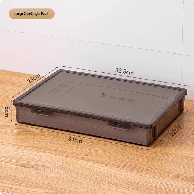 A4 Desktop Document Storage Box for Home and Office