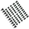 60PCS Adjustable Plant Trellis Connector Clip Gardening Stakes Connector 11mm Connectors Clips Gardening Accessories For Greenho