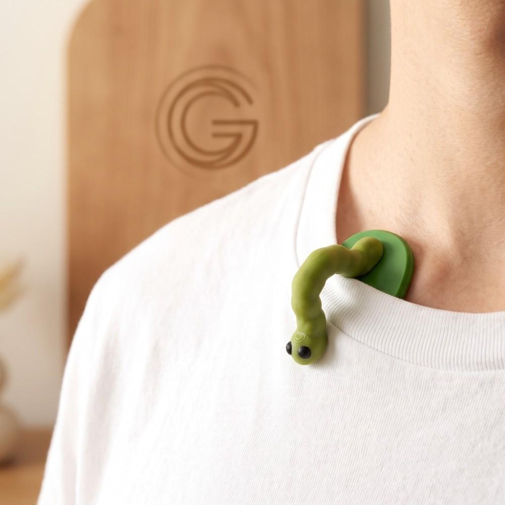 Eye Holder Earthworm Eyeglass Clip Multifunctional Inchworm Clip Cute Little Bug Brooch  Gift