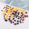 Black Triangle Nose DIY Plush Toy Accessories - Smooth Flat-Bottomed Animal Figurine Noses