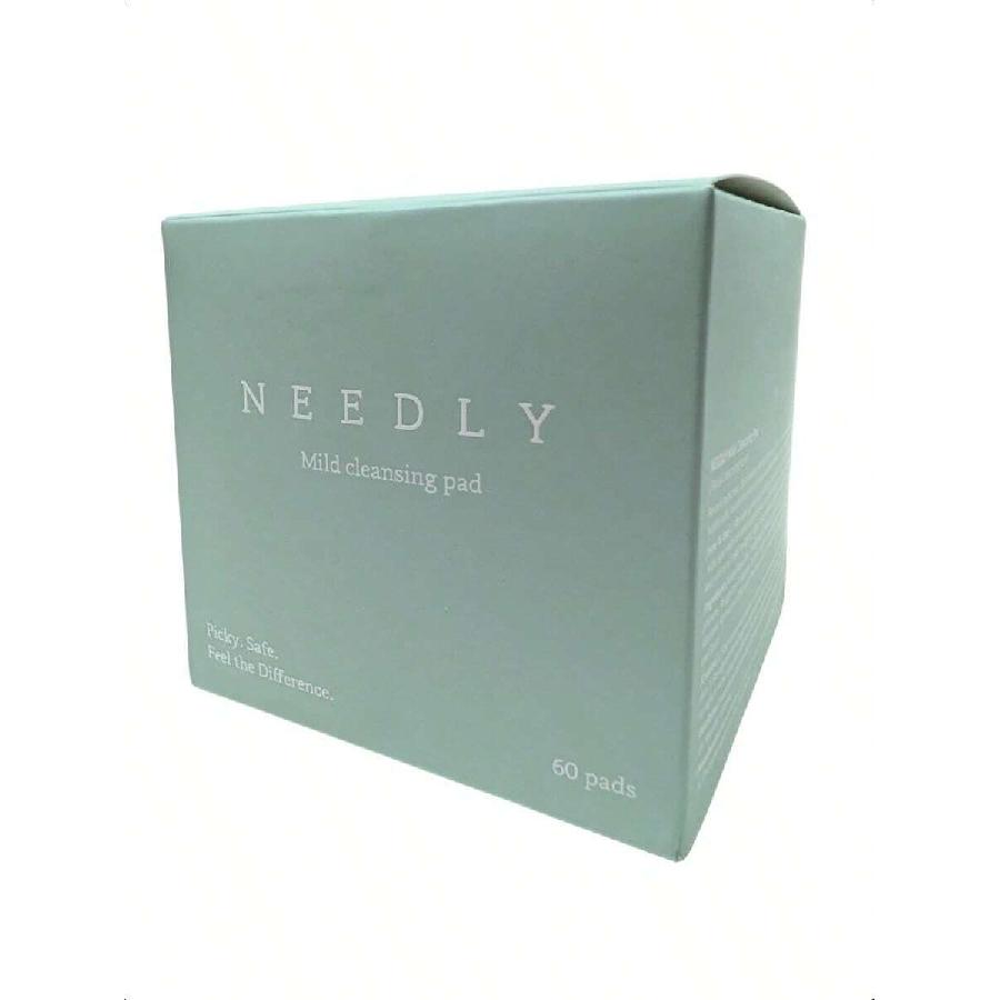 NEEDLY Mild Cleansing Pad 160ml(60 Pads) | Triple Deep Cleansing | One-Step Makeup Remover | Barrier Care Cleanser For Sensitive Skin