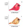 Resin Bird Decoration Hand-Carved Bird Figurine Hand-Painted Sculpted Resin Birds Statues 1PC