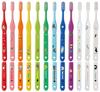 L Kids Happy 12 Animal Elementary School Made In 12 APIS Toothbrushes, Colors, Colors, Junior, Dental-Recommended, Print, Age, Matte, Colorful,