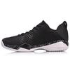 Li Ning Frontier Shadow Pro2.0 PU Cushioning Rebound Low Top Badminton Shoes Unisex Black AYAN013-3