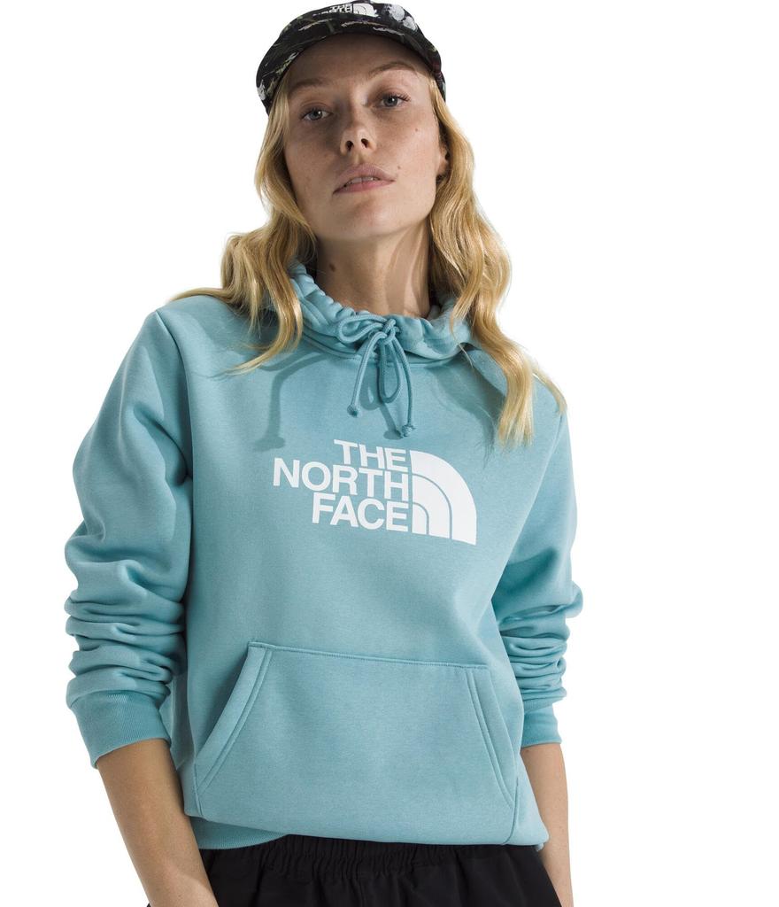 North Brand Evolution Half Dome Blue Size L [The Face] Women's Hoodie, Logo, Fleece-lined, Hoodie, Eclipse, [Used]