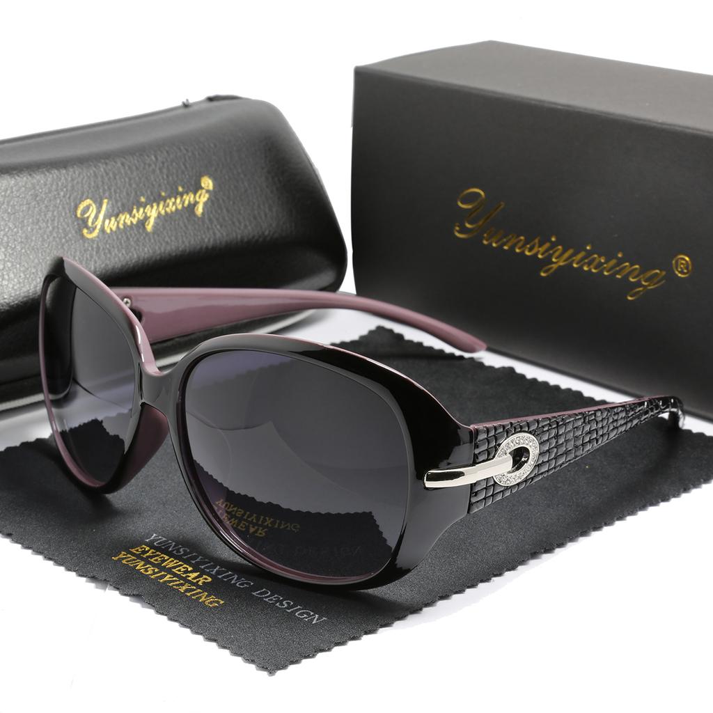 YSYX Polarized Women's Sunglasses Brand Designer Sun Glasses Fashion Classic Big Frame Glass Female Vintage Oculos De Sol ST2012