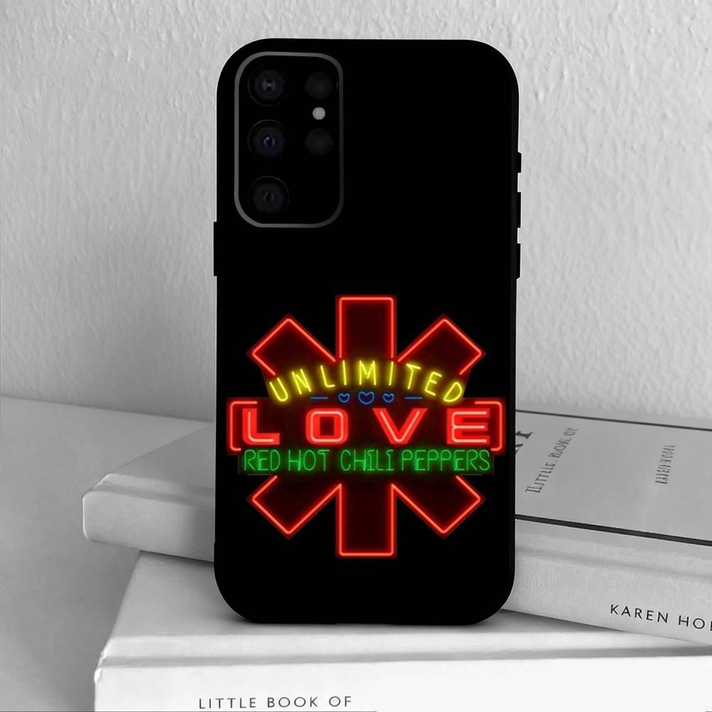 U-Unforgettable Red Hot Chili P-Peppers Bnd Phone Case For Samsung S25,S24,S21,S22,S23,S30,Ultra,S20,Plus,Others Soft Black Case