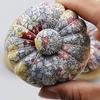 Wood Base Needle Pillow Magnetic Pin Cushion Needlework Accessories Pumpkin Needle Cushion  Tailor