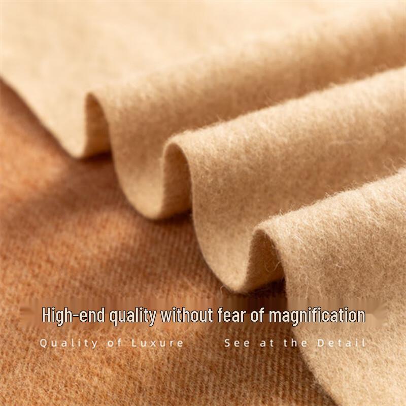 CEENIU Koreanischer Stil Farbverlauf Wollschal und Stola