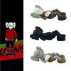 Sezamová ulice Kaws Cos Nosící panenka, Anime Trendy Figurka Velkoobchod 17cm, Materiál Pvc, Šedá