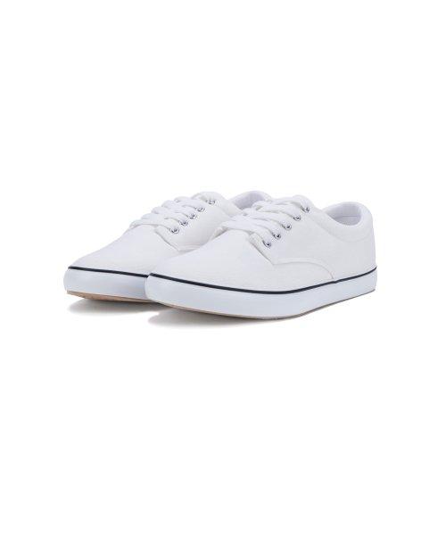 [BSQT by Classy] Grenoble Canvas Höhensteigernde Sneaker Weiß Creme 286WC