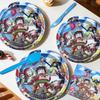 One Piece Theme Children'S Birthday Party Decoration Paper Plate Paper Cup Set Balloon Flag Tableware Arrangement Supplies