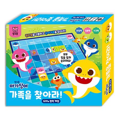 Find the Pinkfong Baby Shark Family! Domino Cooperative Game