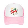 Sassy Christmas Santa Quote Typograp Mesh Baseball Cap Casual Hat Outdoor  For Womens Unisex FeUnisex