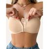 Strapless Front Closure Bra Anti-Slip Padded Bralette Invisible for Wedding Party Dress
