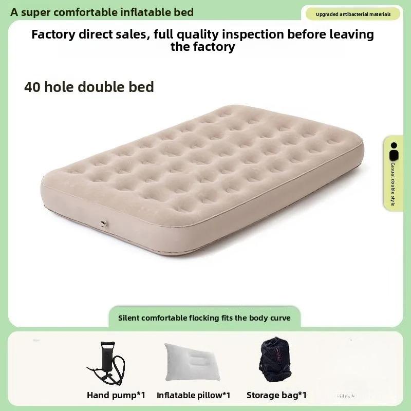 Outdoor Bed Air Cushion Nap Bed Heightening Thickening Air Mattress Inflatable Bed Home Single Air Mattress Double Lunch Break