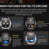 Smartwatch with TWS Bluetooth Earbuds, 1.52'' IPS Screen, Wake-Up Feature, Dual Call, AI Voice T95