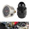 Fuel Pressure Gauge with 4AN Fuel Pressure Take Off Fitting, 0-100Psi, 1-1/2" Black Dial, 1/8"NPT Center Back Mount