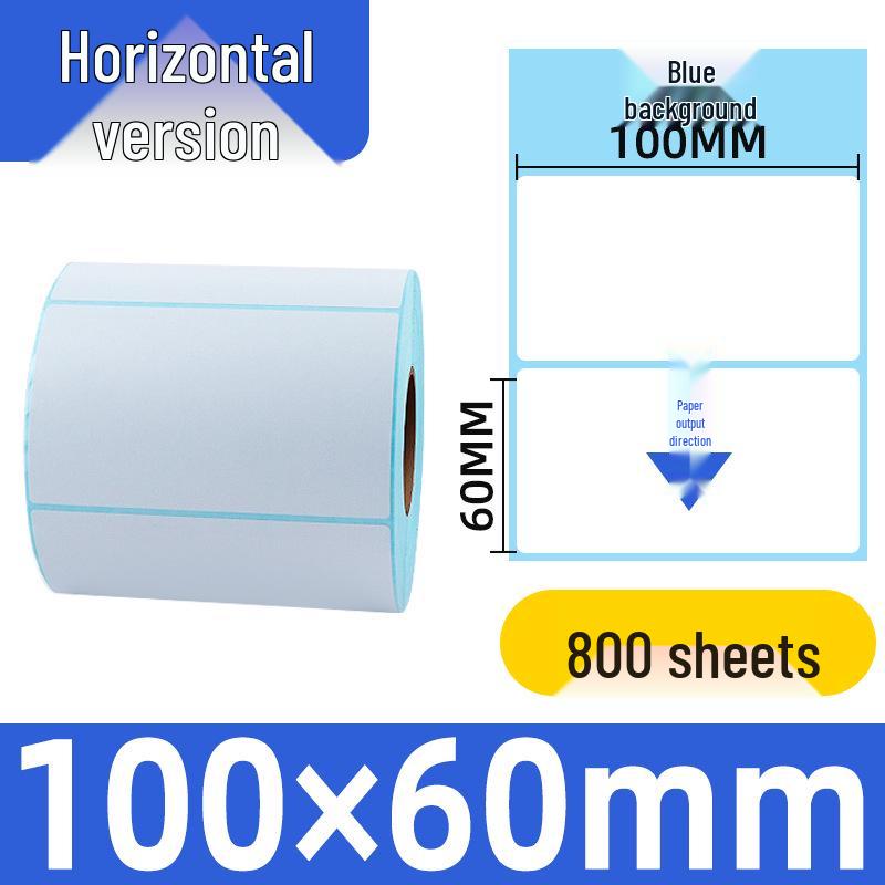 Durable 100x100 Self-Adhesive Thermal Label Paper for Supermarket Barcodes & Express Waybills