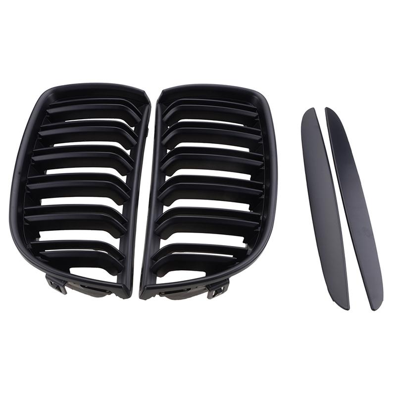 Front Bumper Kidney Grille Air-inlet Racing Grill Fit For BMW 3 Series E90 2005-2008 Not M3 Single Dual Slat Car Modified