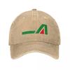 Alitalia Rally Baseball Caps Classic Distressed Cotton Sun Cap Unisex Outdoor Workouts Adjustable Fit Hats Cap