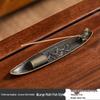 Fisherman Fishing Line Incense Holder: Indoor Tea Ceremony Ornament, Alloy Incense Burner Base.