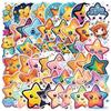50PCS Cute Cartoon Star Stickers for Kids - Waterproof, Creative Decorations for Car, Phone, Water Bottle, and Journal