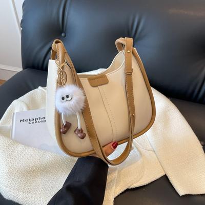 Hochwertige kleine Tasche mit Struktur Neue Sommer-Damentasche Vielseitige Umhängetasche Eine Schulter-Unterarm-Beuteltasche