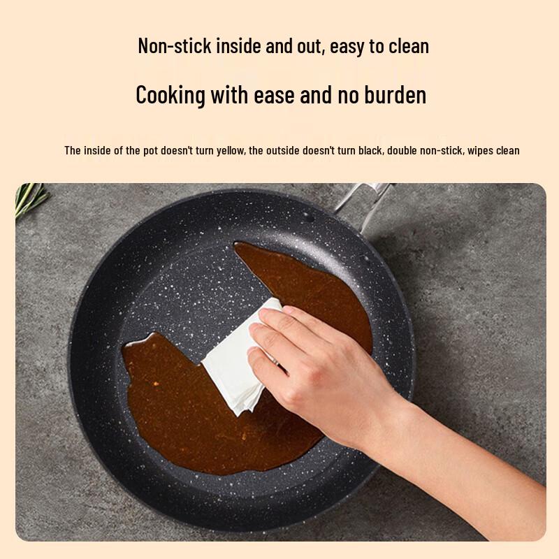 ASD 28CM Non-stick Refined Iron Frying Pan