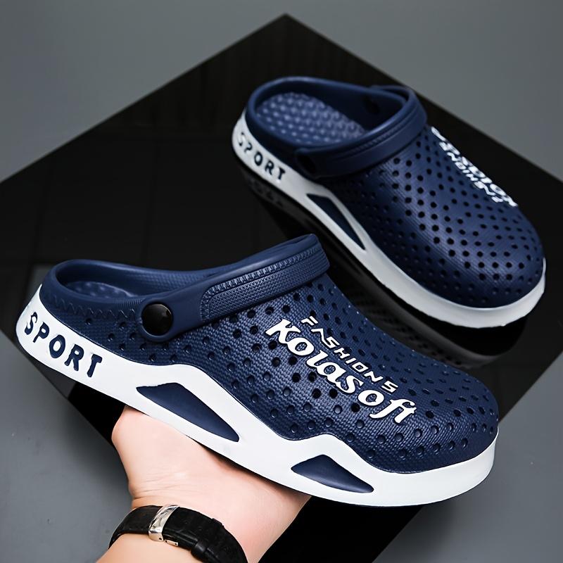 Herren Mode Sandalen | Rutschfeste Atmungsaktive Bequeme Hausschuhe EVA Gartenschuhe | Lässige Wanderschuhe, Outdoor Strandschuhe