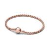 Neues 925er Silberfarbenes Seil-Kastenketten-Armband geeignet für Damen Sommer Charm-Anhänger DIY Modeschmuck