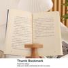 Thumb Bookmark Novel Reading Ring Accessories Wooden Book Page Holder for for Readers Book Lovers