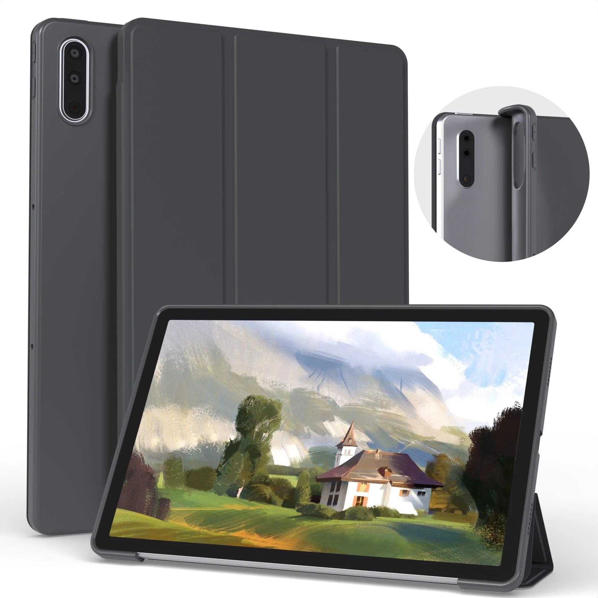 

Для Lenovo Tab M10 3rd Gen 10.1 Обкладинка Магнітна трискладна підставка Funda Tab M11 P11 Plus Pro J706F 11.2 10.6 Xiaoxin Pad Plus 2024 Захисні чохли lenovo tab M11 чорний