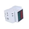 Digital Din-Rail LED Spänning Amperemeter Strömmätare Voltmeter AC80-300V 0,2-99,9A Dual Display