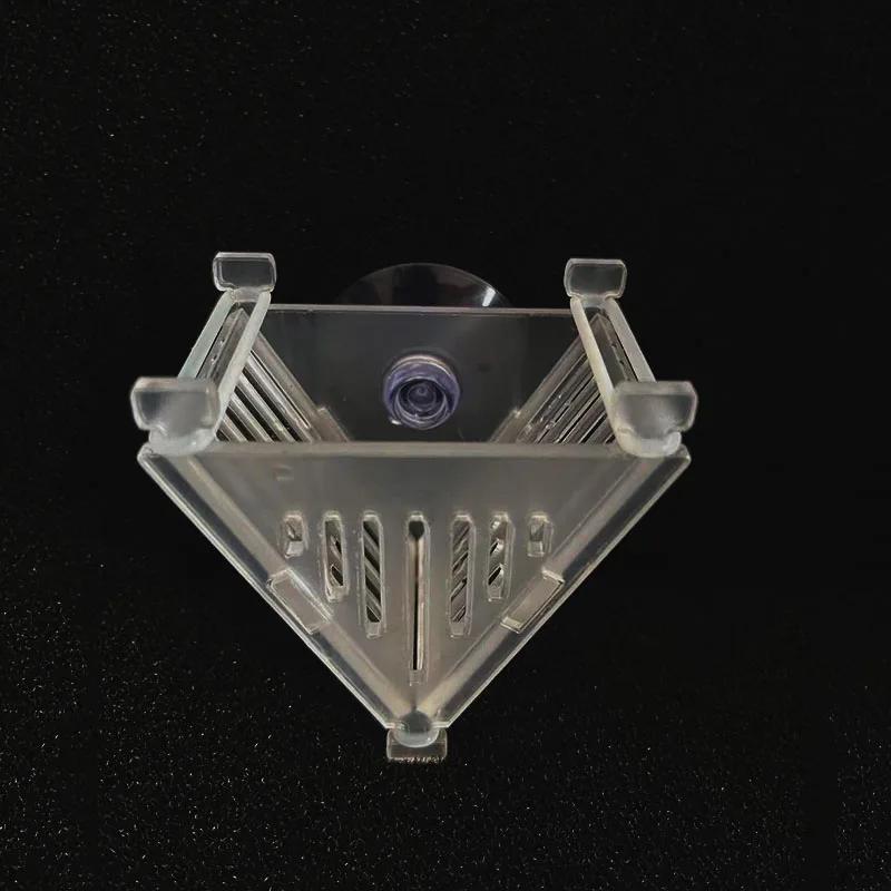 New Acrylic Aquarium Decoration Hanging Fish Tank Mini Crystal Pot Polka Water Planting Cylinder Cup Feeding Accessories