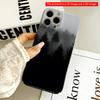 2DFlat Misty Forest Silhouette All inclusive film hard iPhone case, compatible with iPhone 18 Pro Max 17 16 15 14 13 12 11