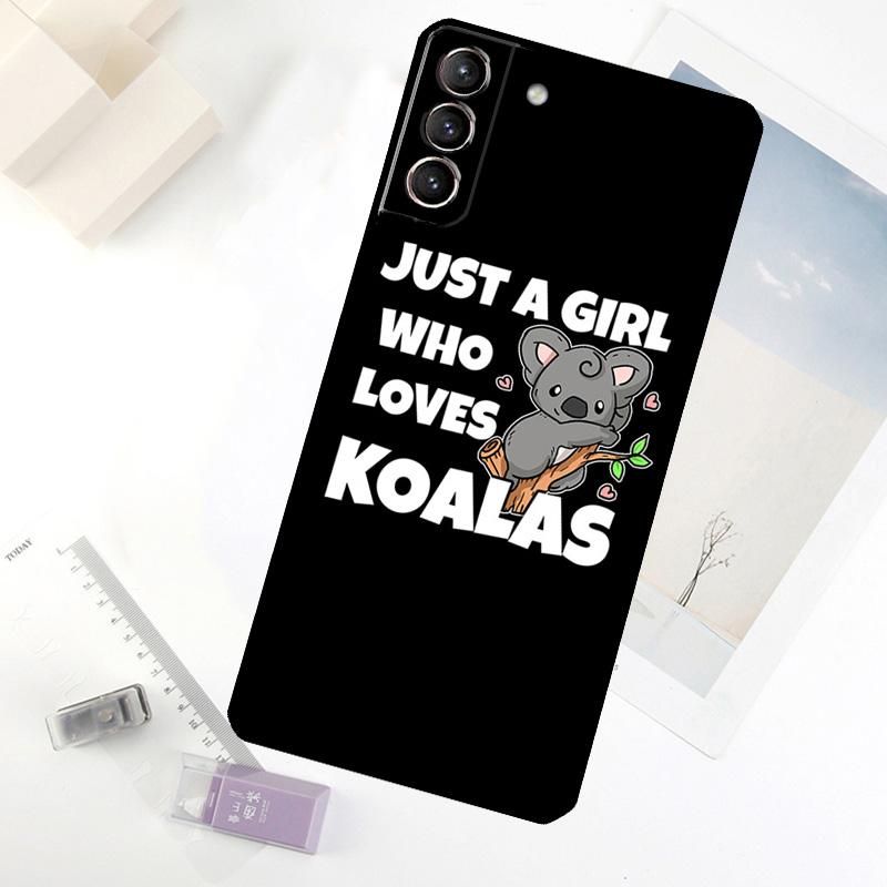 Cute watercolor animal koala Phone Case For Samsung Galaxy S25 S24 S23 S22 S21 S20 S26 Ultra S10 Plus S23 FE S25 FE Cover