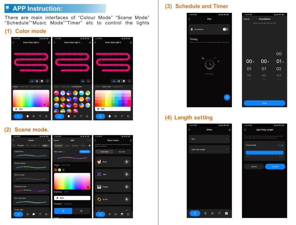 Tuya WiFi Dreamcolor SPI 2811 LED Music Controller with 44-Key Remote & External Microphone.