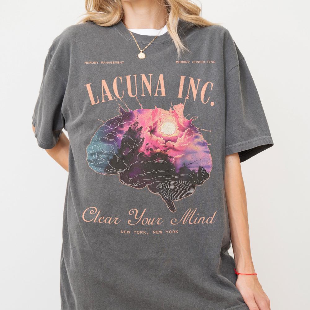 Lacuna Inc Sunshine Graphic Tee Eternal Movie Shirt Oversized T Shirt Women Clothes S