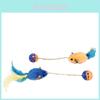 Interactive Feather Mouse Bell Toy For Cats New Cross-border Cat Toy To Keep Your Feline Entertained Plush Material